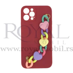 Futrola RAINBOW CHAIN za Samsung A025 / A037 Galaxy A02S / A03S crvena