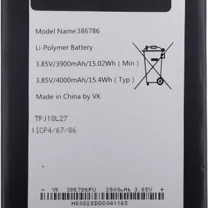 Baterija za Wiko Y80 (386786) FULL ORG EU SH