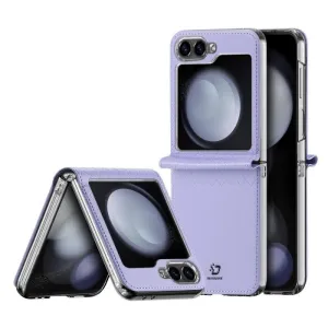Futrola DUX DUCIS BRIL LEATHER za Samsung Galaxy Z Flip 6 5G /  Z Flip 7 FE ljubicasta