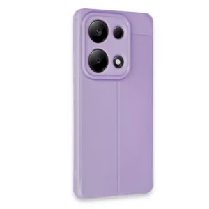 Silikonska futrola IMITACIJA KOZE NO4 za Samsung A255 Galaxy A25 lila