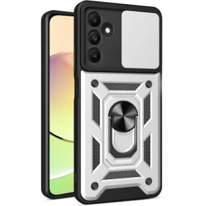 Futrola HARD PROTECT SA PRSTENOM za iPhone 15 Pro (6.1) srebrna