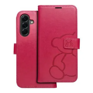 Futrola flip MEZZO BOOK za Samsung A55 5G teddy bear magenta