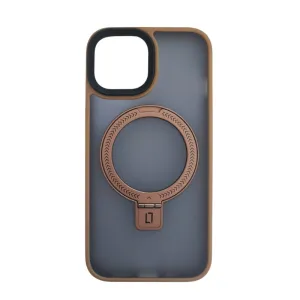 Futrola Magsafe Magnetic Ring za iPhone 16 (6.1) braon