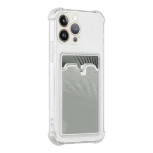 Silikonska futrola CLEAR SA DZEPICEM za iPhone 16e