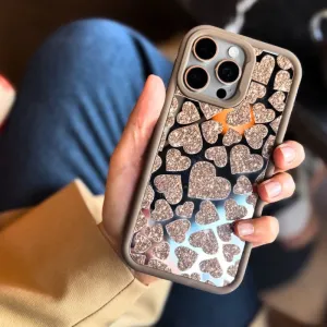 Futrola Luxury Heart za Xiaomi Redmi Note 13 Pro Plus braon