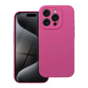 Futrola SILICONE 2mm IPHONE 16 Pro Max roze
