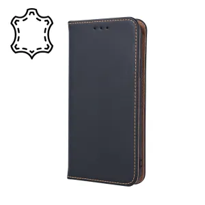 Futrola Genuine Leather Smart Pro za Samsung Galaxy A26 5G crna