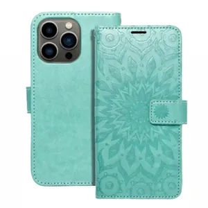 Futrola flip MEZZO BOOK za iPhone 17 Pro Max mandala zelena