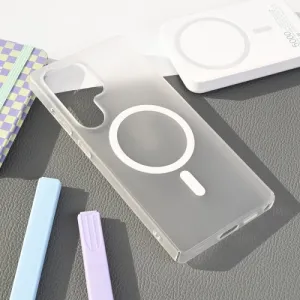 Futrola Matt Magnetic za iPhone 16 Pro Max bela