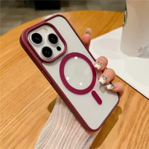 Futrola MAGSAFE SMOOTH za iPhone 14 Pro (6.1) bordo