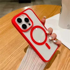 Futrola MAGSAFE SMOOTH za iPhone 16 Pro crvena