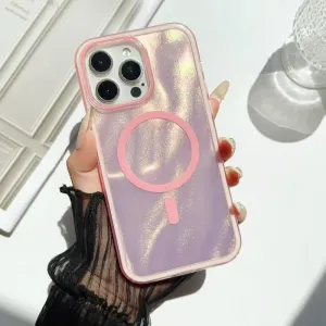 Futrola Aurora Magsafe za iPhone 16 Pro roze
