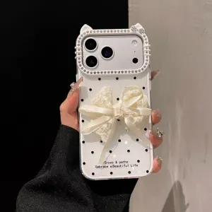 Futrola Elegant Bow za iPhone 17 Air bela