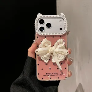 Futrola Elegant Bow za iPhone 17 Air braon
