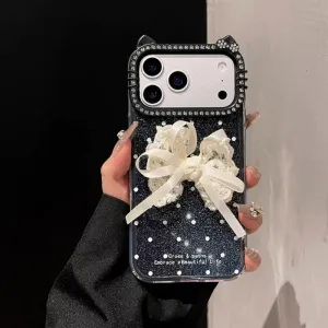 Futrola Elegant Bow za iPhone 16 crna