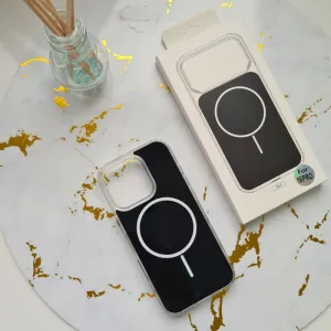 Futrola Orange Magsafe za iPhone 16 crna
