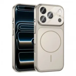 Futrola Titanium Magsafe za iPhone 17 Pro Max titanium siva