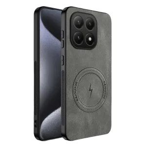 Futrola Leather Man Magsafe za Honor X8c siva