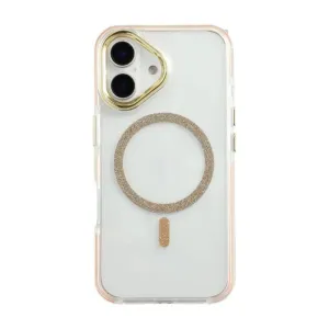 Futrola Transparent Color za iPhone 17 zlatna