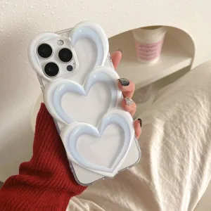 Futrola Triple Heart za iPhone 17 plava