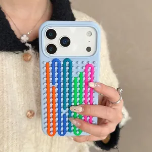 Futrola Color anti-slip za iPhone 17 Pro plava