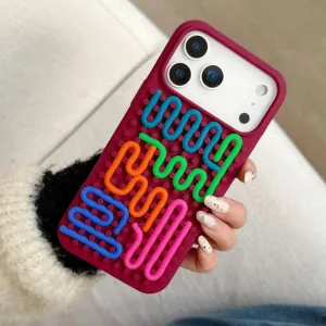 Futrola Color anti-slip za iPhone 17 Pro Max bordo