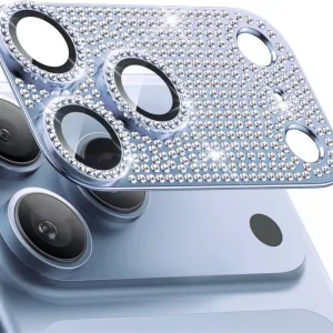 Zastita za kameru CIRKON za iPhone 17 Pro Max svetlo plavi