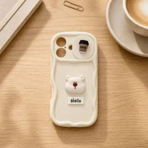 Futrola 3D Teddy za iPhone 17 bez