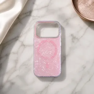 Futrola Cristal Magsafe za iPhone 17 roze