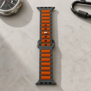  Narukvica za sat X-Cell Apple Watch 42/44/45/49 mm No3 sivo-narandzasta